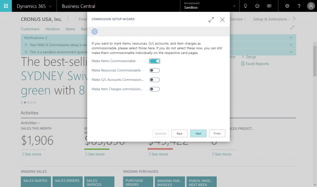 Sales Commissions, Compensation Management, Incentive Based Pay – NAV-X Commissions